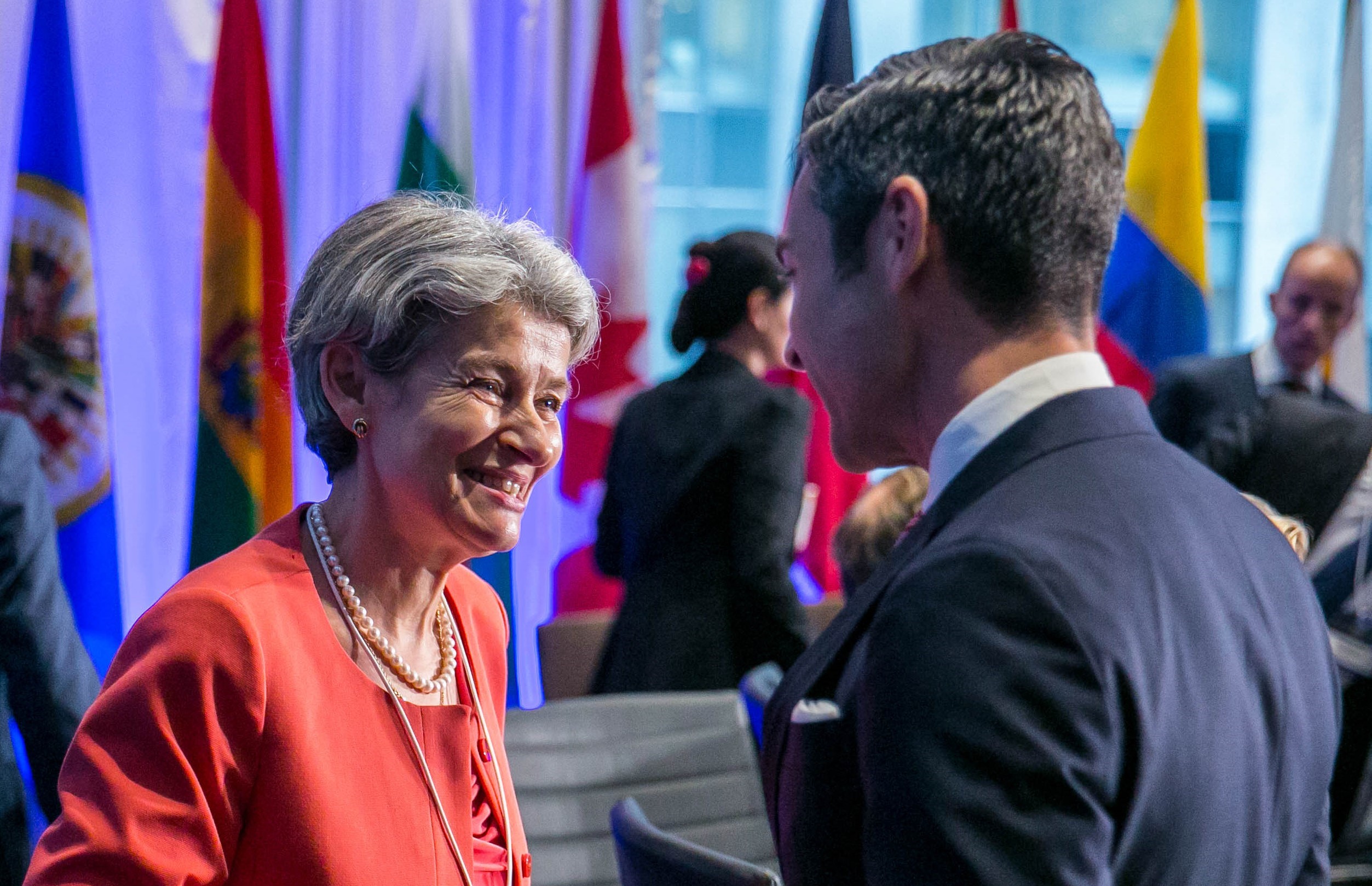 Concordia Proudly Irina Bokova, UNESCO, to