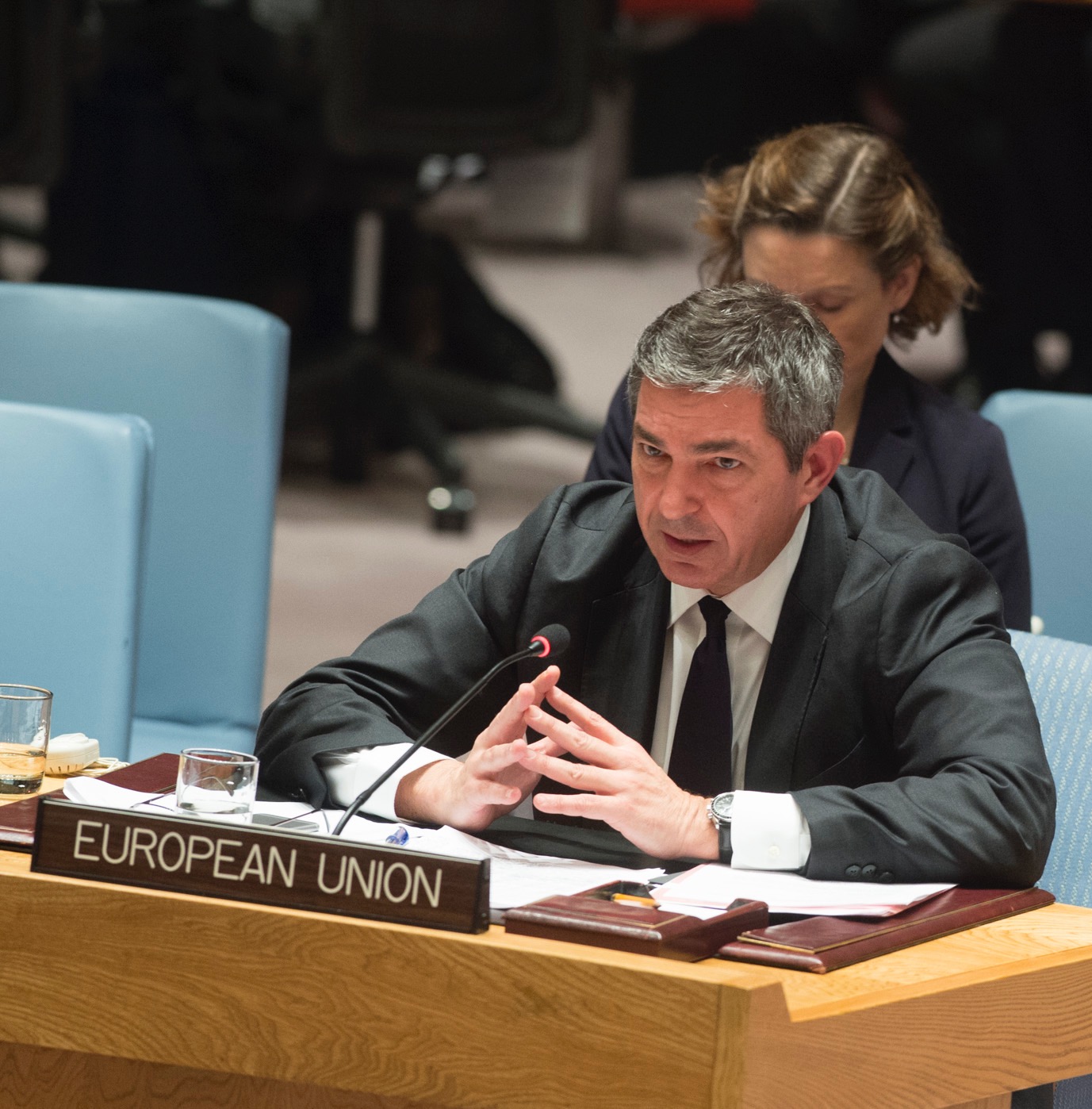 Security Council Meeting on the situation in the Middle East*
The victims of attacks and abuses on ethnic or religious grounds in the Middle East.
EU