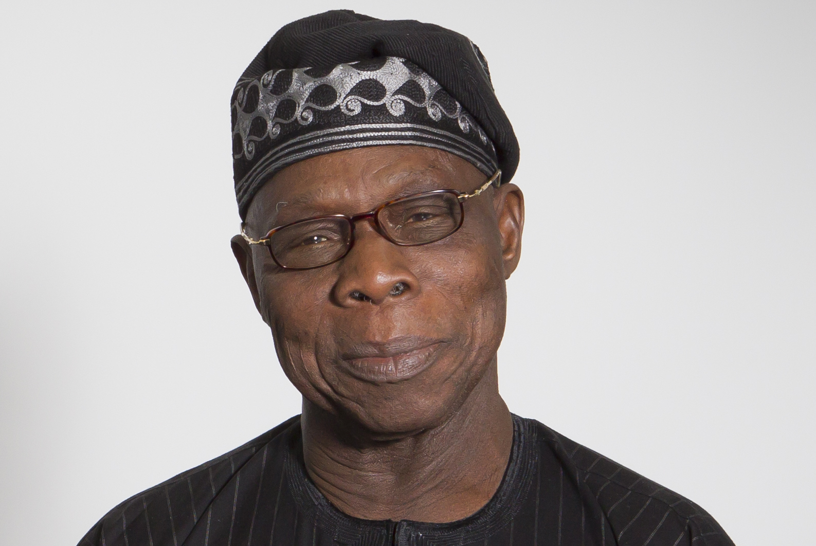 A portrait of Chief Olusegun Obasanjo