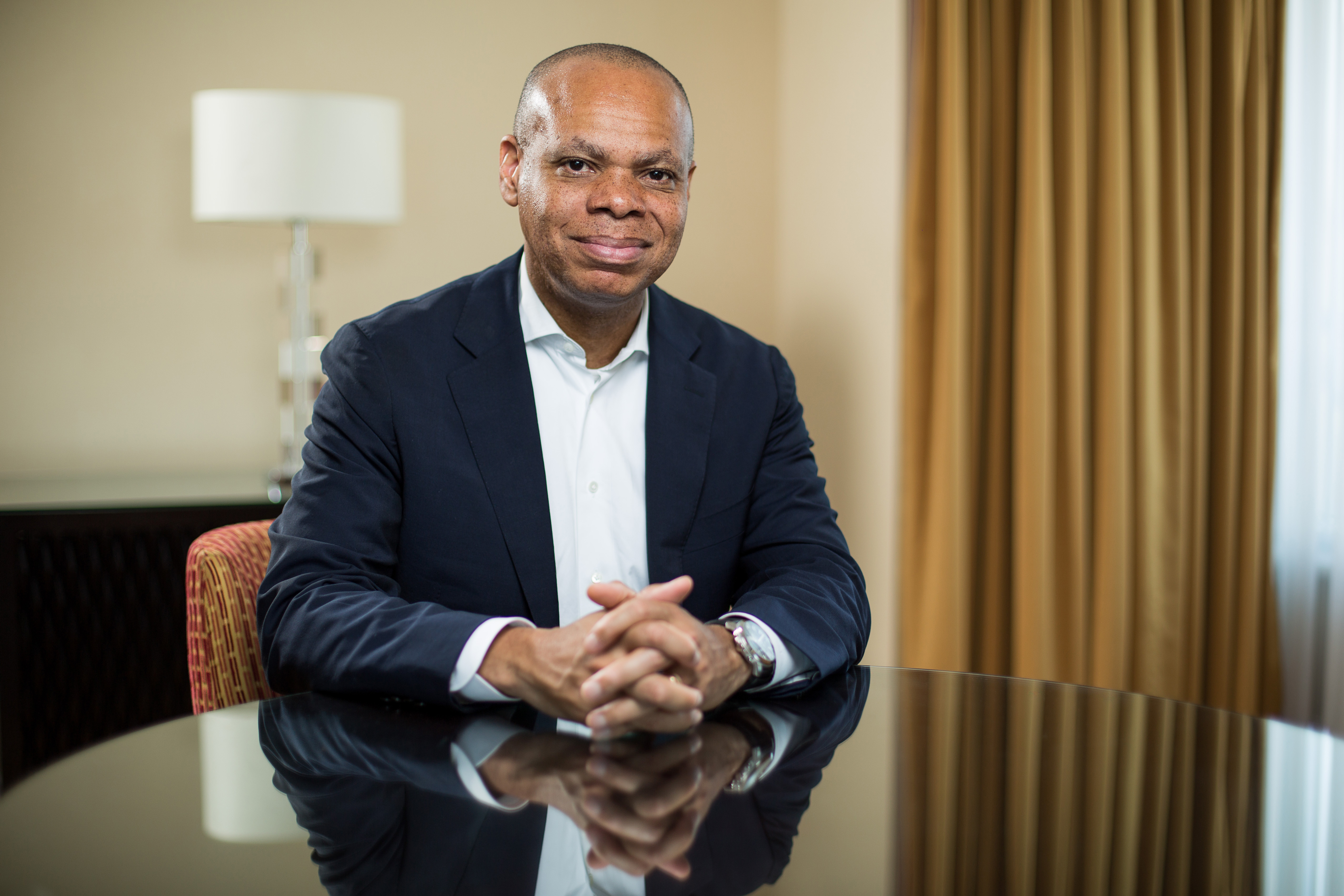 Patrick Gaspard poses for a portrait in Budapest, Hungary on 2017. June 19. Photo: Laszlo Mudra